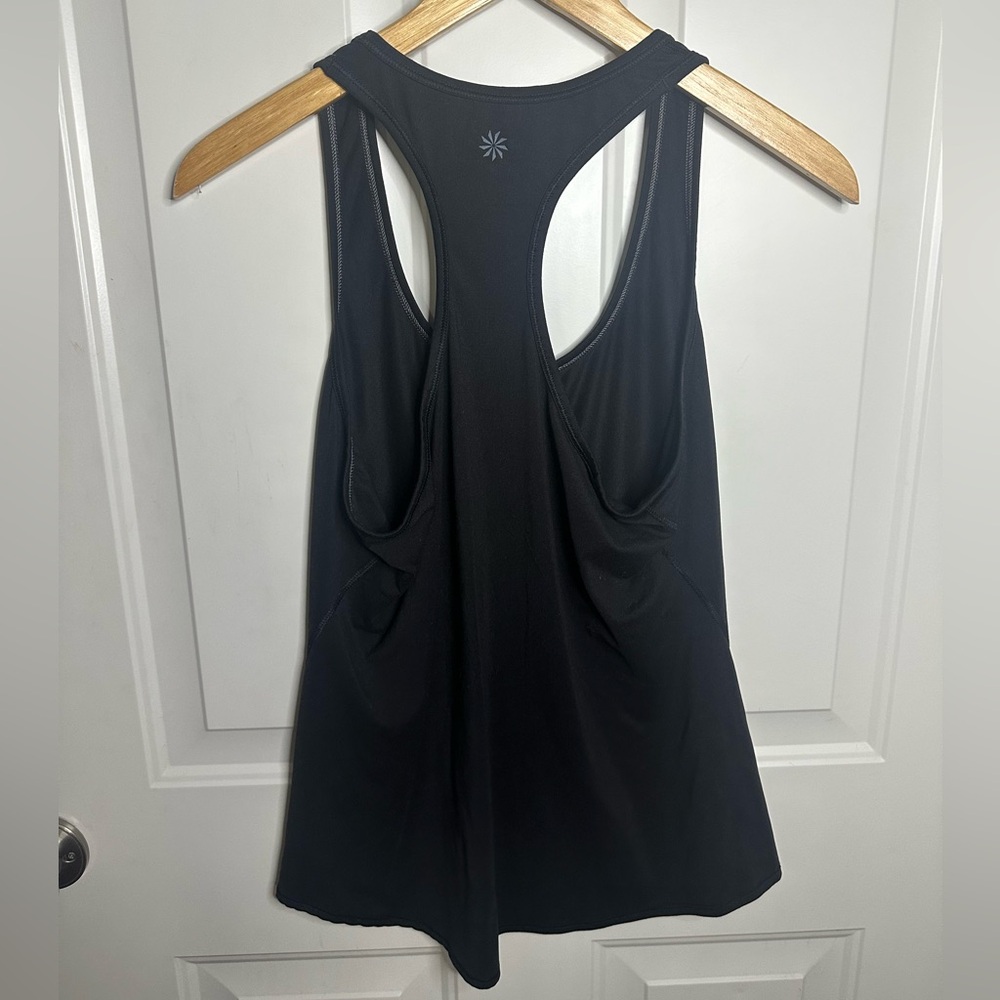 Athleta Black Racerback Performance Tank - Picture 2 of 4